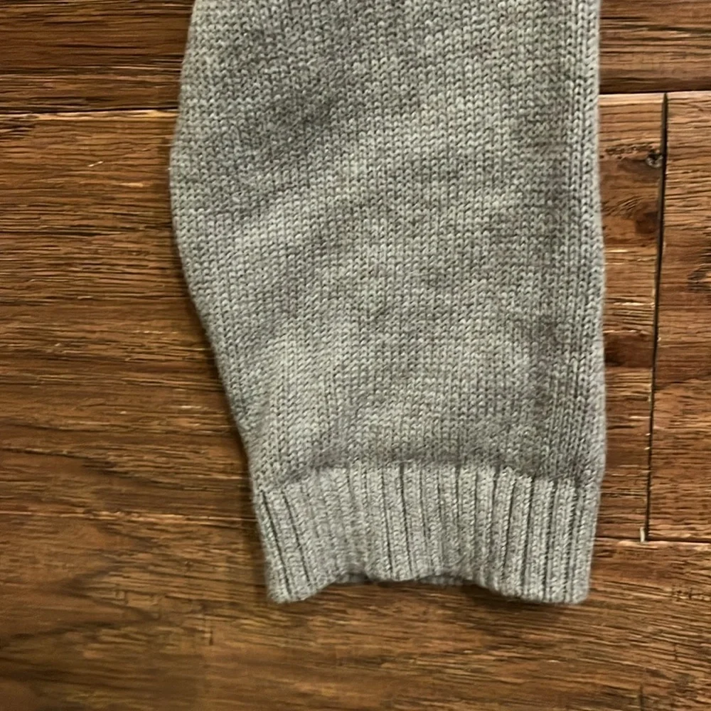 Croft & Barrow Gray Sweater Jacket Size L - Picture 5 of 7